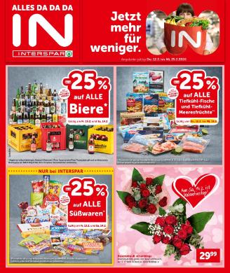 Titelbild des Prospekts von INTERSPAR VBG