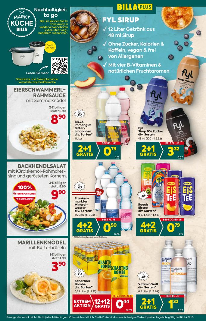Prospekt von BILLA PLUS