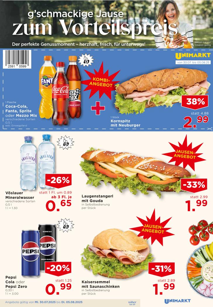 Prospekt von Unimarkt