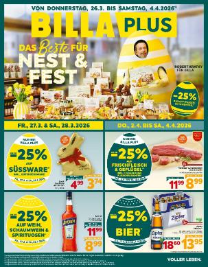 Titelbild des Prospekts von BILLA PLUS Tirol