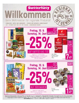 Titelbild des Prospekts von Sutterlüty