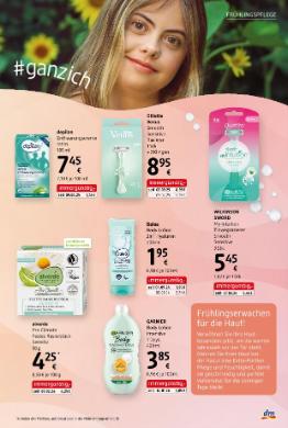 Titelbild des Prospekts von dm drogerie markt