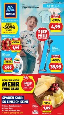 Titelbild des Prospekts von HOFER