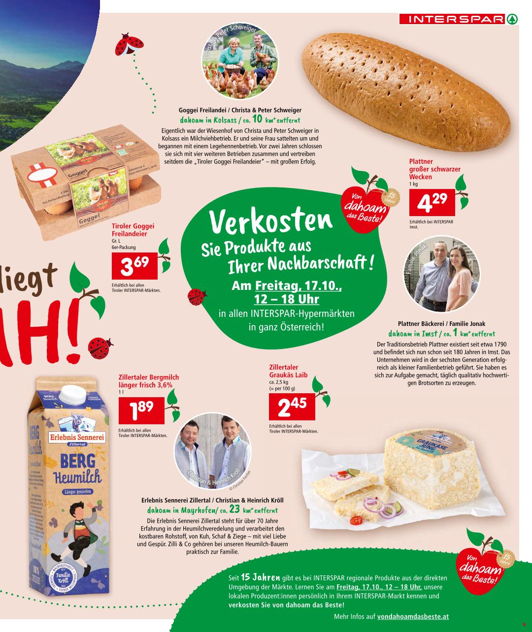 Prospekt von INTERSPAR