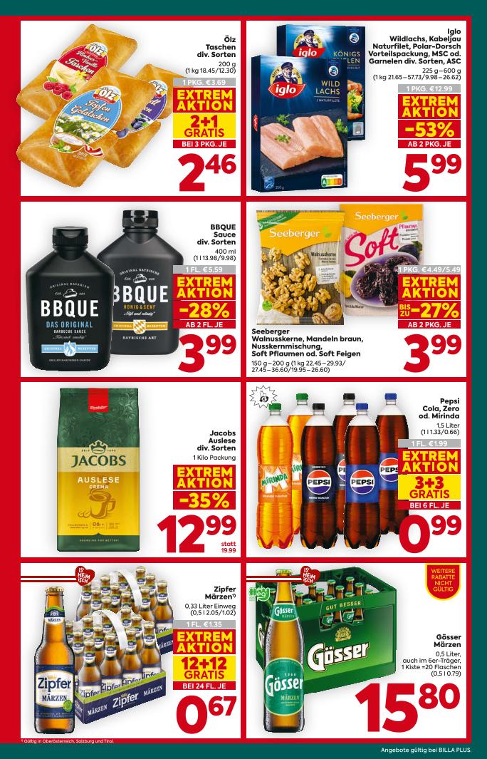 Prospekt von BILLA PLUS