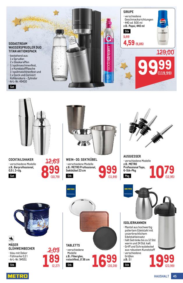 Prospekt von METRO