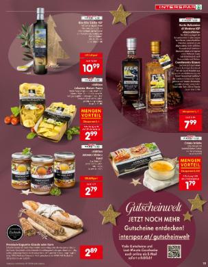 Titelbild des Prospekts von INTERSPAR Festtagstisch