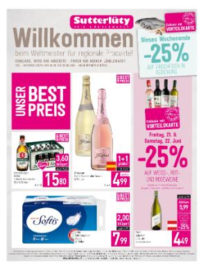 Titelbild des Prospekts von Sutterlüty