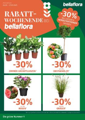 Titelbild des Prospekts von Bellaflora