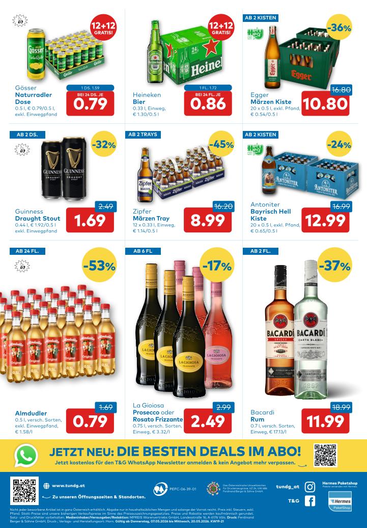 Prospekt von T&G