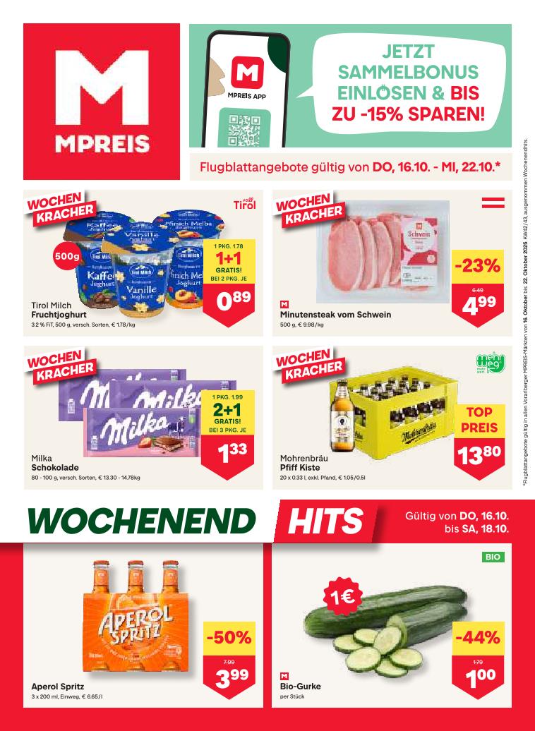 Prospekt von MPREIS