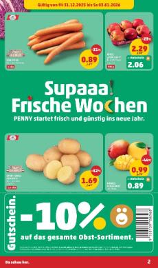 Titelbild des Prospekts von Penny