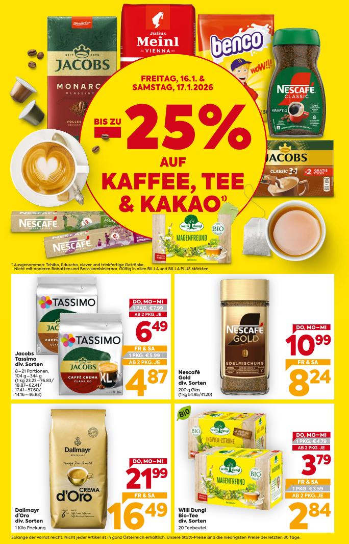 Prospekt von BILLA