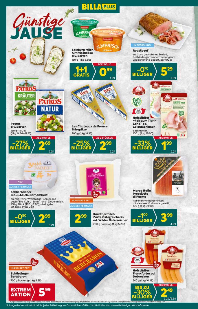 Prospekt von BILLA PLUS