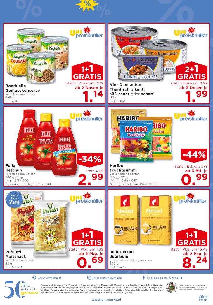 Prospekt von Unimarkt