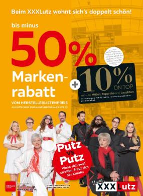 Titelbild des Prospekts von XXXLutz