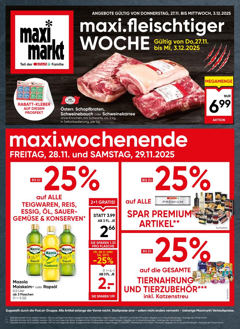 Prospekt von Maximarkt