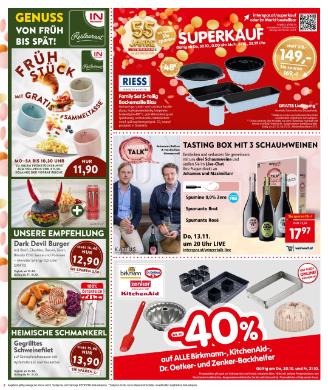 Titelbild des Prospekts von INTERSPAR SBG