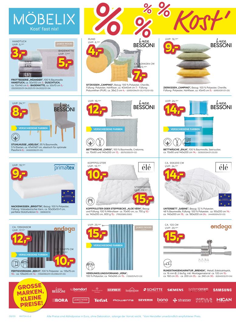 Prospekt von Möbelix