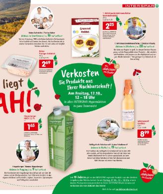 Titelbild des Prospekts von INTERSPAR NOE