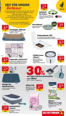 Titelbild des Prospekts von DAS FUTTERHAUS