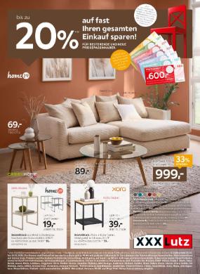 Titelbild des Prospekts von XXXLutz