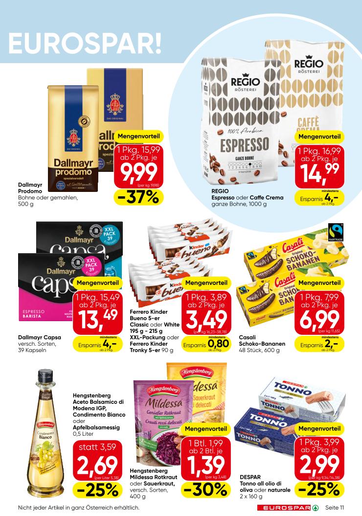 Prospekt von EUROSPAR