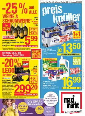 Titelbild des Prospekts von Maximarkt Linz / Haid