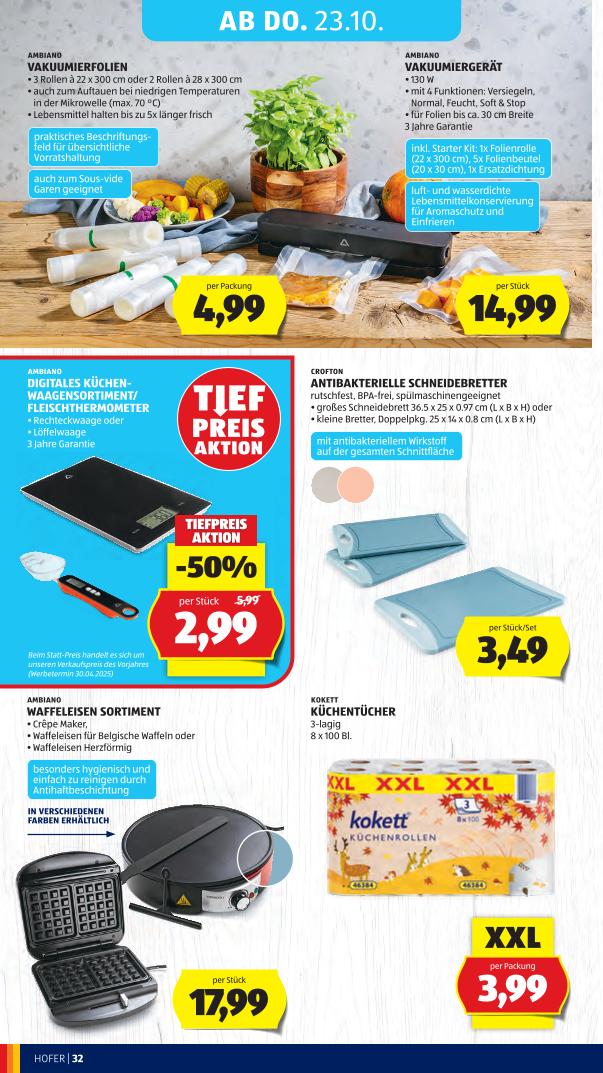 Prospekt von HOFER