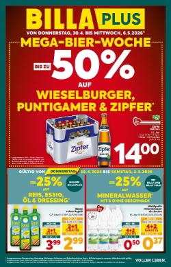 Titelbild des Prospekts von BILLA PLUS Salzburg / Tirol