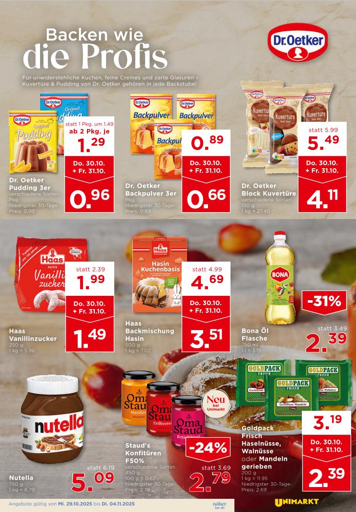 Prospekt von Unimarkt