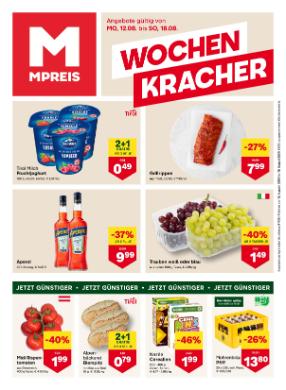 Titelbild des Prospekts von MPREIS VBG