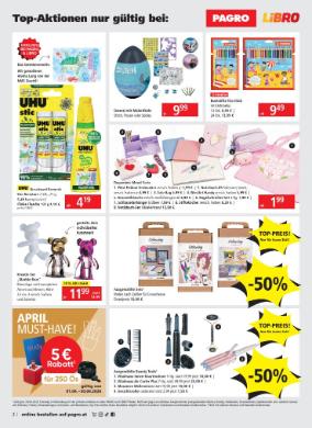 Titelbild des Prospekts von PAGRO & LIBRO