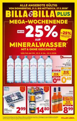 Titelbild des Prospekts von BILLA Salzburg