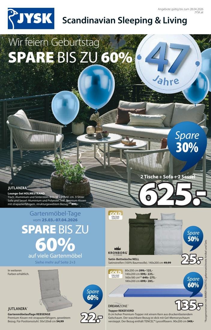 Prospekt von JYSK