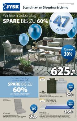 Titelbild des Prospekts von JYSK