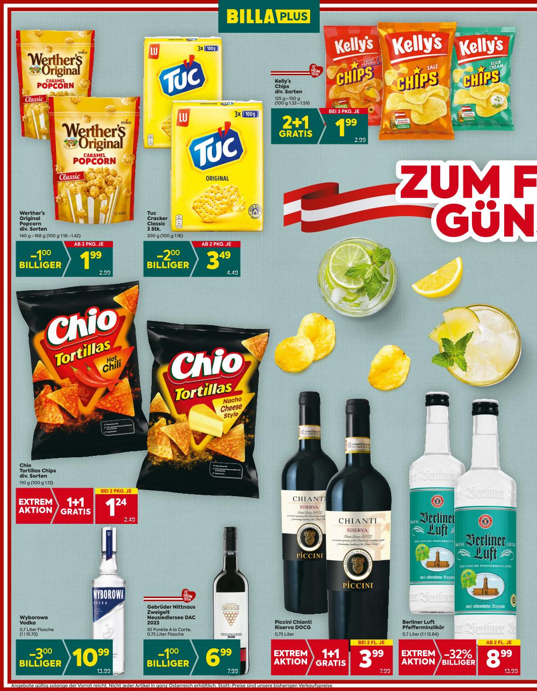 Prospekt von BILLA PLUS