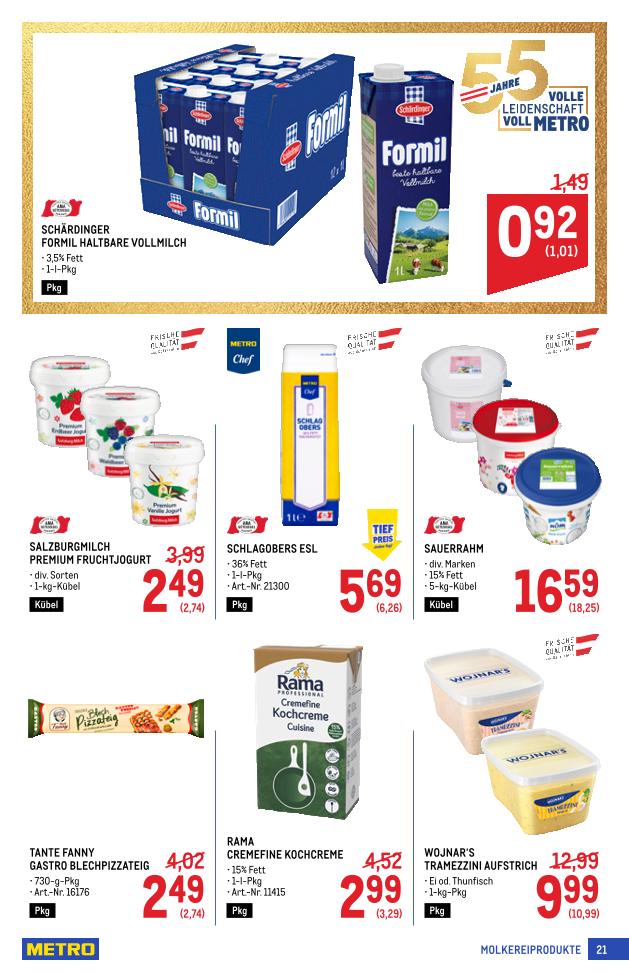 Prospekt von METRO