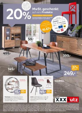 Titelbild des Prospekts von XXXLutz Wohnen