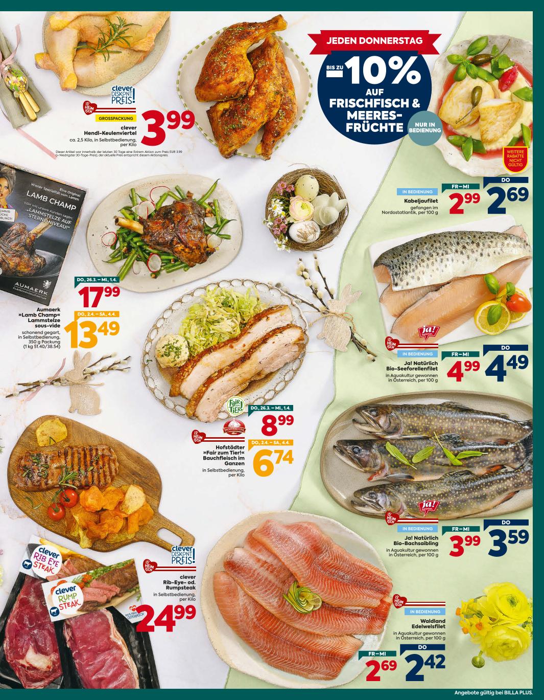 Prospekt von BILLA PLUS