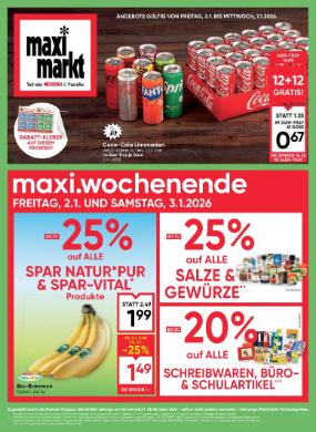 Titelbild des Prospekts von Maximarkt Linz / Haid