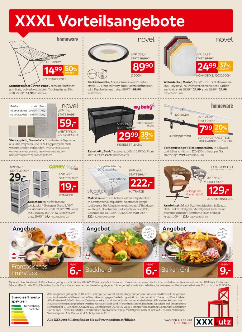 Prospekt von XXXLutz