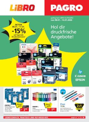 Titelbild des Prospekts von PAGRO & LIBRO