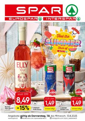 Titelbild des Prospekts von SPAR Einleger