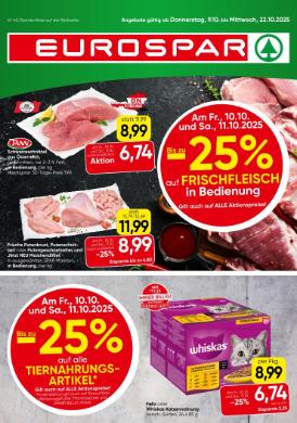 Titelbild des Prospekts von EUROSPAR W/NOE/BGLD