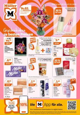 Titelbild des Prospekts von Müller Österreich