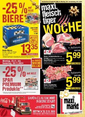Titelbild des Prospekts von Maximarkt Ried