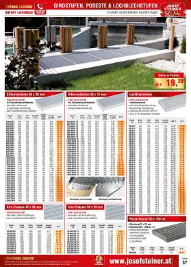 Titelbild des Prospekts von Josef Steiner