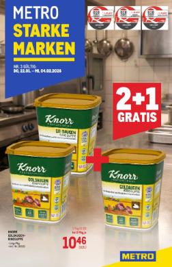 Titelbild des Prospekts von METRO STARKE MARKEN