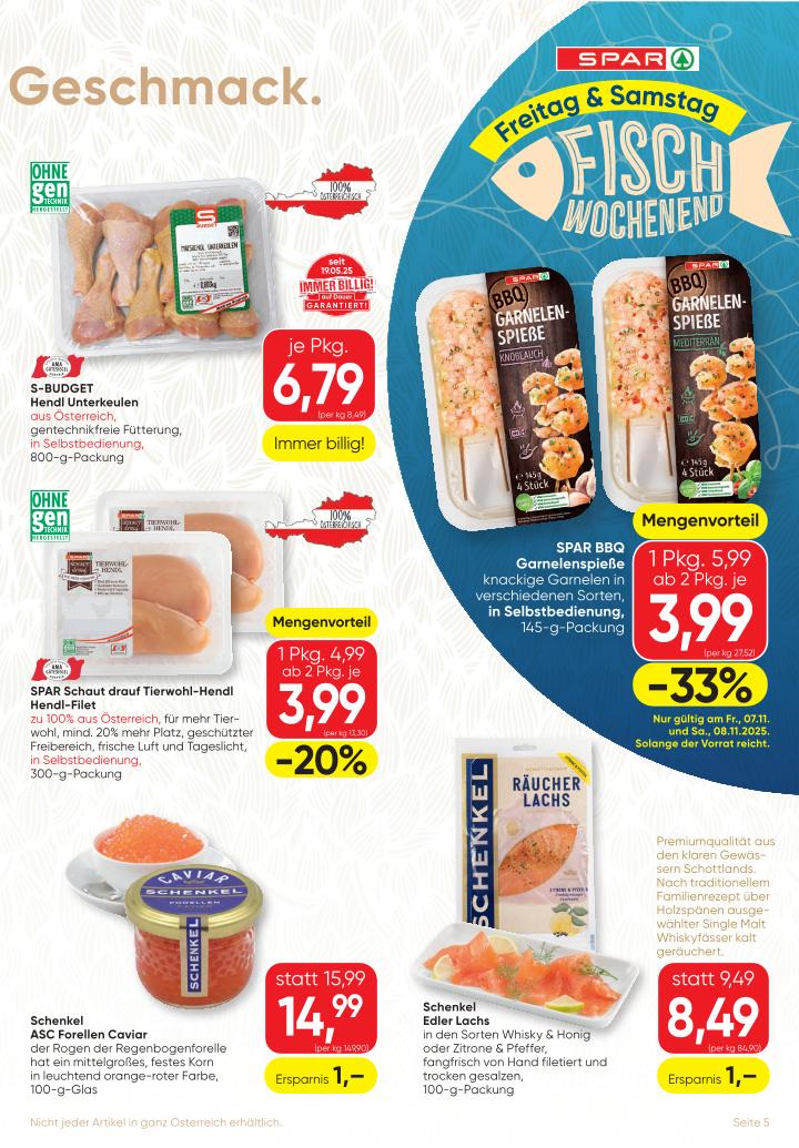 Prospekt von SPAR Gourmet